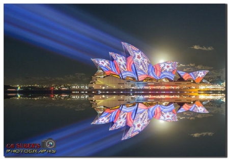 SYDNEY OPERA HOUSE - house, opera, sydney, lights