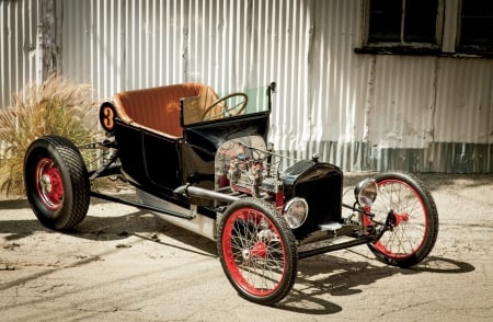 1919-Ford-Model-T - 1919, Hotrod, Black, Classic