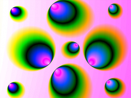 ORBS - colourful, orbs, creation, abstract