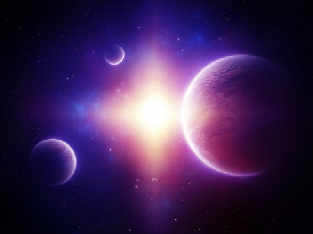 Space time - sonic, planet, beautiful, space, all, universe, system, color, sun