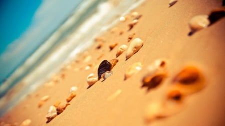 Beach - nature, beach, stones, sand