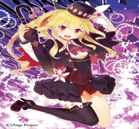 Ange Vierge - cg, game, magic, girl, long hair, card