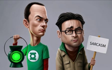 Big Bang Theory ~ Sarcasm - tv, sarcasm, series, cartoon