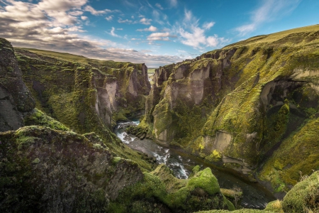 mountain river - nature, fun, mountain, cool, river