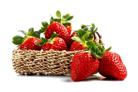 ♥Strawberry♥ - berries, basket, fresh, strawberry