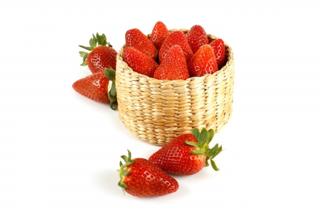 ♥Strawberry♥ - berries, basket, fresh, strawberry