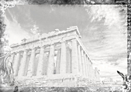 Greek building - background, myths, philosophy, desktop