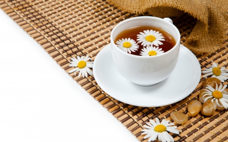 * Daisy tea * - drink, aromatic, tea, daisy, flower