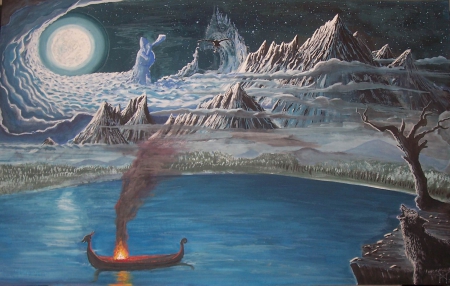 Midgard(Norse myth) - stories, ships, ancient, Vikings