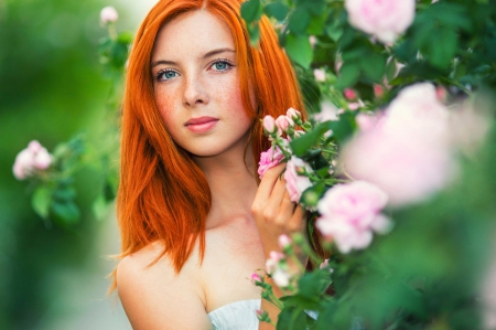 * Redhead * - female, redhead, people, model