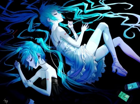 Emotional - anime, vocaloid, female, miku hatsune, maiden, lying, hatsune miku, long hair, blue hair, plain, sleeping, anime girl, laying, beautiful, girl, simple, beauty, black, sleep, lady, miku, aqua hair, hatsune, lay, vocaloids