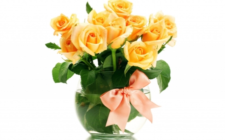 * Yellow roses * - flowers, flower, roses, nature