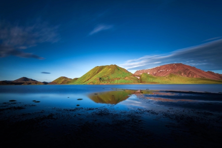 * Nature * - lake, mountains, ocean, nature