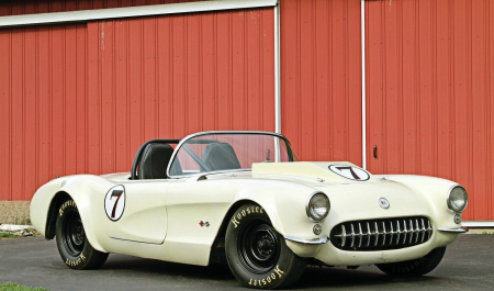 1957-Chevrolet-Corvette - Bowtie, GM, Racer, Classic