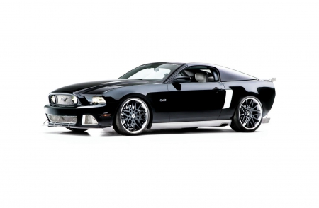 2014-Ford-Mustang-5-0 - 2014, ford, black, mustang