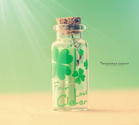 Green - bottle, abstract, object, green