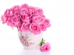 * Pink roses *