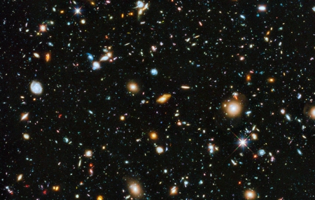 Hubble Ultra Deep Field 2014 - space, fun, stars, cool, galaxy