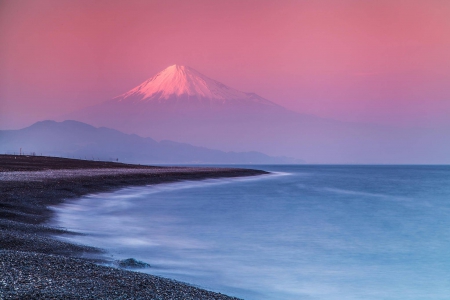 Mount Fuji - mount fuji, lake, cool, fun, nature, mountain