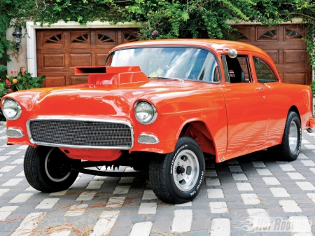 1955 Chevy - cars, auto, chevy, 1955