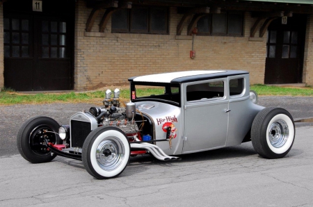 1927-Ford-Coupe - Hotrod, 1927, Classic, White Walls