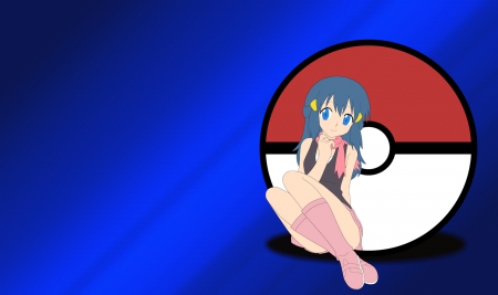 Dawn without her hat - Pokemon, cute, Anime, Dawn, TV Series, Nintendo, Video Games