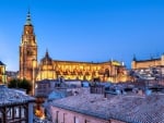 castle alcazar of toledo spain hdr