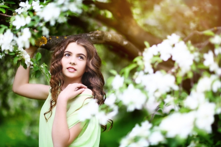 Spring beauty - flowers, spring, beauty, model