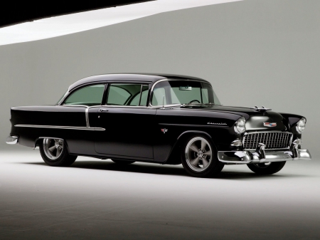 1955-Chevy-210 - Chrome, GM, Black, Classic