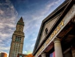 quincy market building in boston hdr