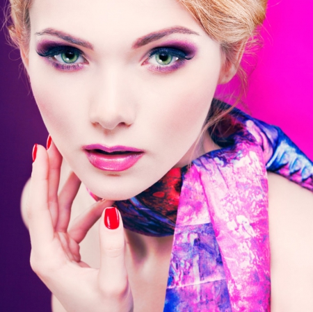 â™¥ - purple, beauty, model, fashion