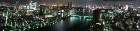 Tokyo Panorama - Panorama, Modern, Tokyo, HD, Architectures