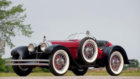 Duesenberg - red, car, duesenberg, speedster