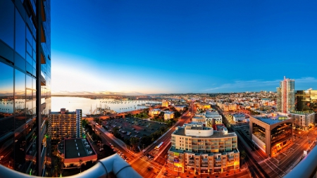 San Diego, Ca. - sky, usa, water, city, buildings