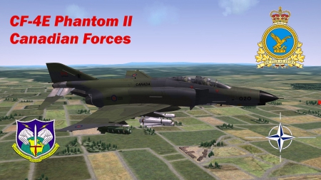 Canadian CF-4E Phantom II - aircraft, canada, cf 4e, military