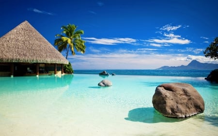 Beautiful Paradise - nature, summer, beach, beautiful, paradise