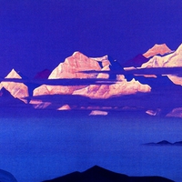 Pink Mountains by Nicholas Roerich