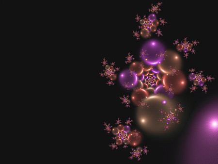 Doodad Wallpaper - fractal, purple