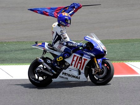 LORENZO BARCELONA 2009 - lorenzo, sports, auto racing, motogp, yamaha