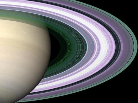 SATURN'S RINGS - space, stars, galaxies