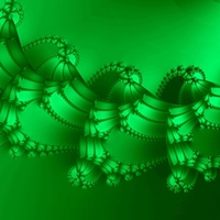 Garland in green