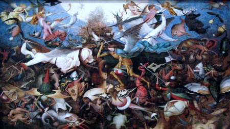 Fall of rebel Angels - Angels, Art, Fall, Pieter Bruegel