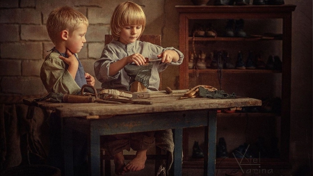 Young Workshop - Young, Tools, Bench, Workshop