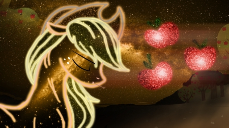 Applejack - pony, applejack, friendship is magic, my little pony, apples