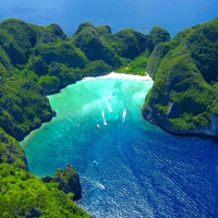 Hidden Beach On The Island