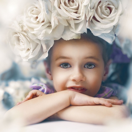 â™¥ - flowers, photography, child, cute