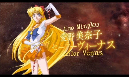 Sailor Venus - pretty, anime, female, minako, blonde, long hair, sailor moon, aino minako, blond, minako aino, nice, anime girl, sailormoon, beautiful, girl, blonde hair, beauty, lovely, sweet, magical girl, sailor venus