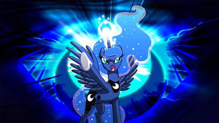 Princess Luna - Princess Luna, Luna, Friendship is Magic, Cartoon, My Little Pony, Alicorn