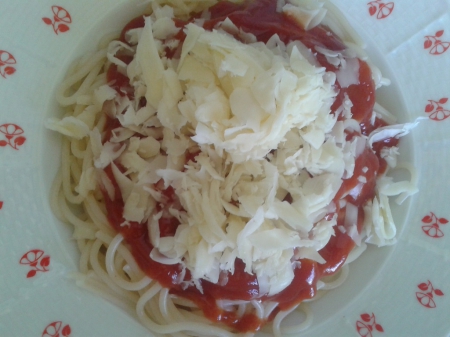 Spaghetti - Cheese, Spaghetti, Pasta, Ketchup