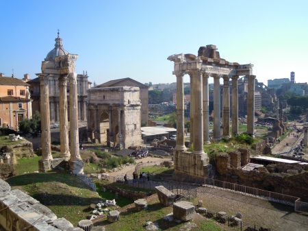 Rome - Roman ruins, Rome, Roma, Roman Forum